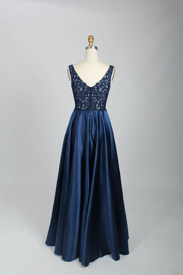 Enchanting Radiance Lace and Satin Prom Wholesale 32659