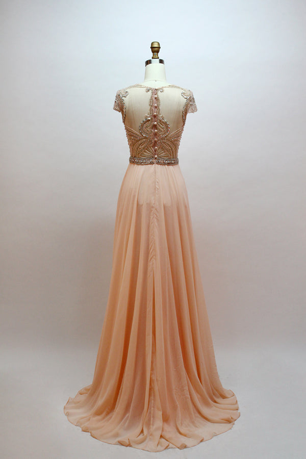 Wholesale Exquisite Craftsmanship Hand-Beaded Prom Dresses 9132