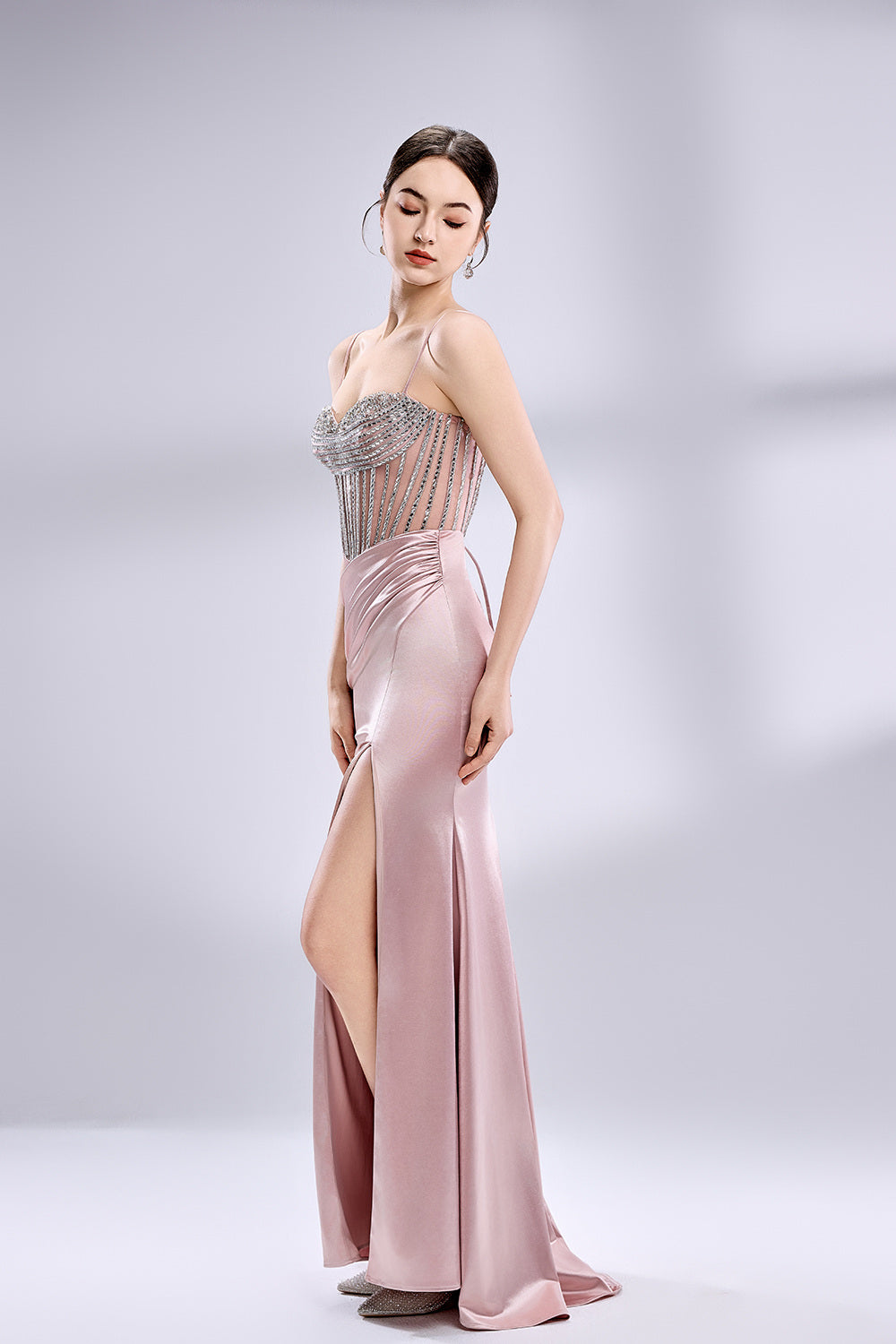 Wholesale Hot Fix Sparkly Prom Dress 33157