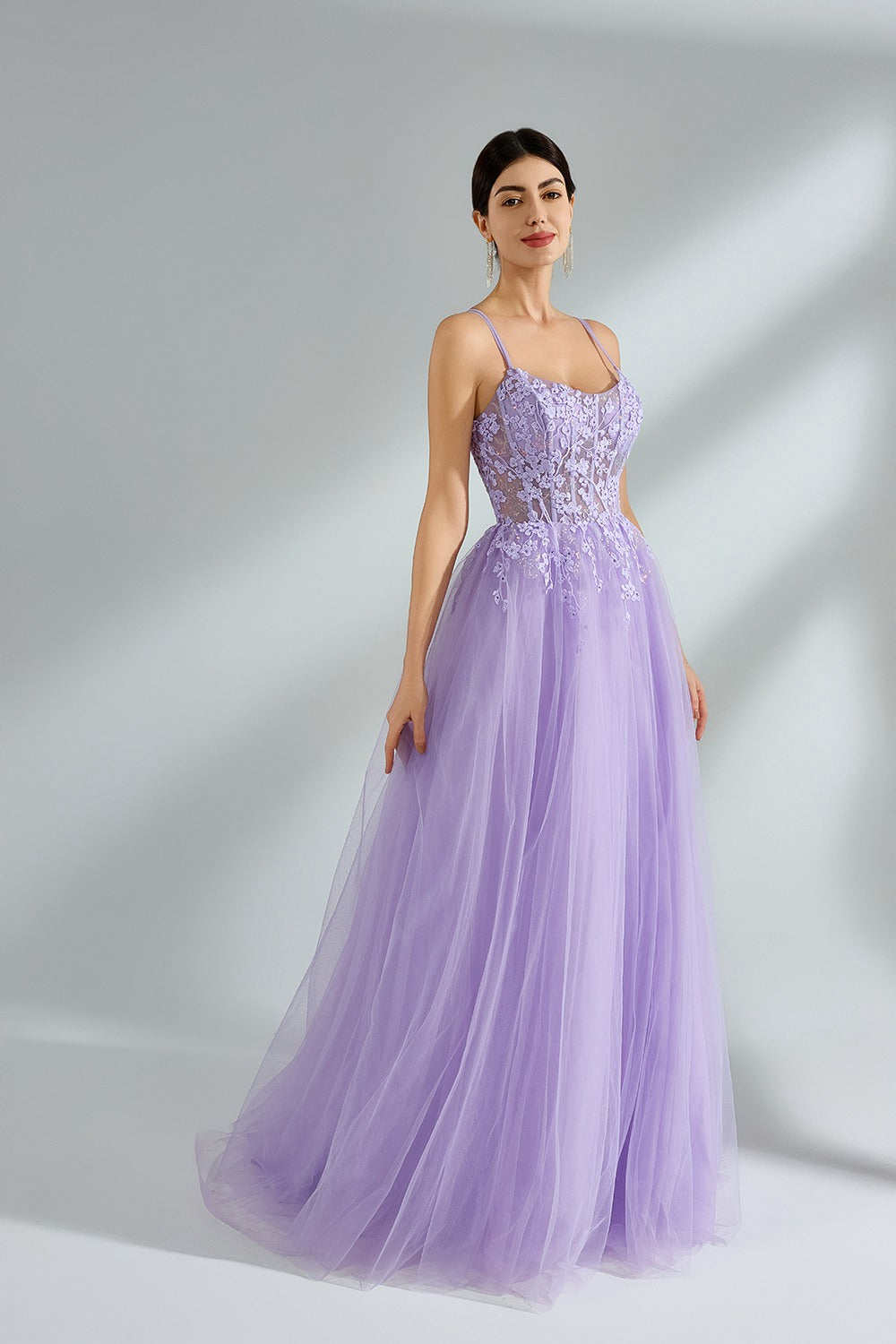 Wholesale Enchanting Floral Lace Prom Dress kt1395