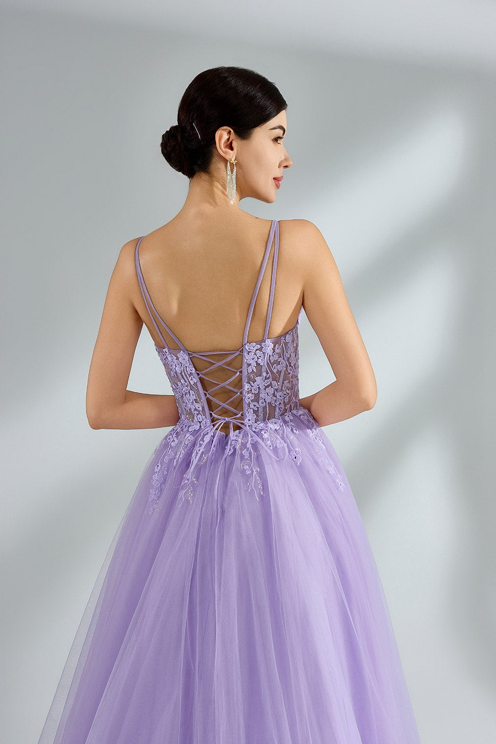 Wholesale Enchanting Floral Lace Prom Dress kt1395