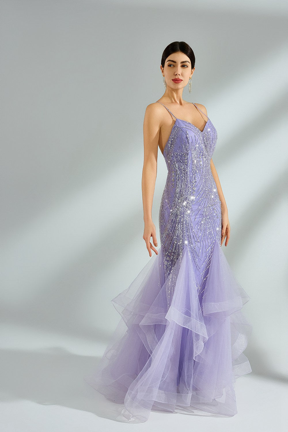 Wholesale Sparkling Mermaid Style Evening Dress 32844