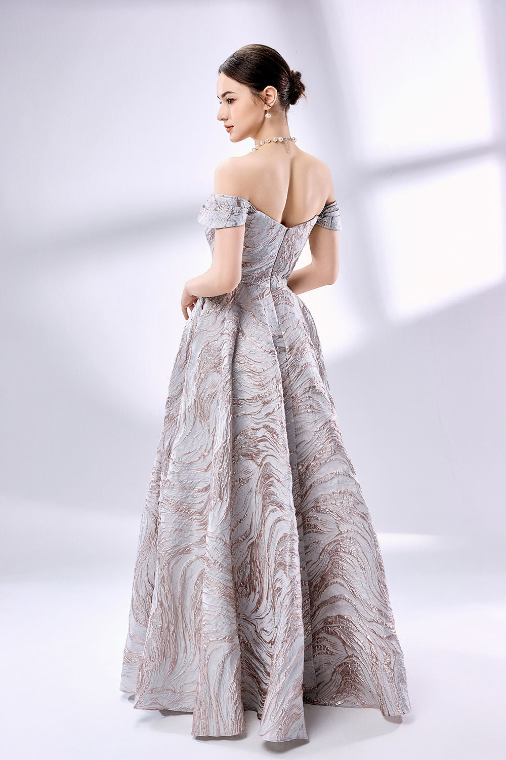 Wholesale Brocade Prom Dress 33144