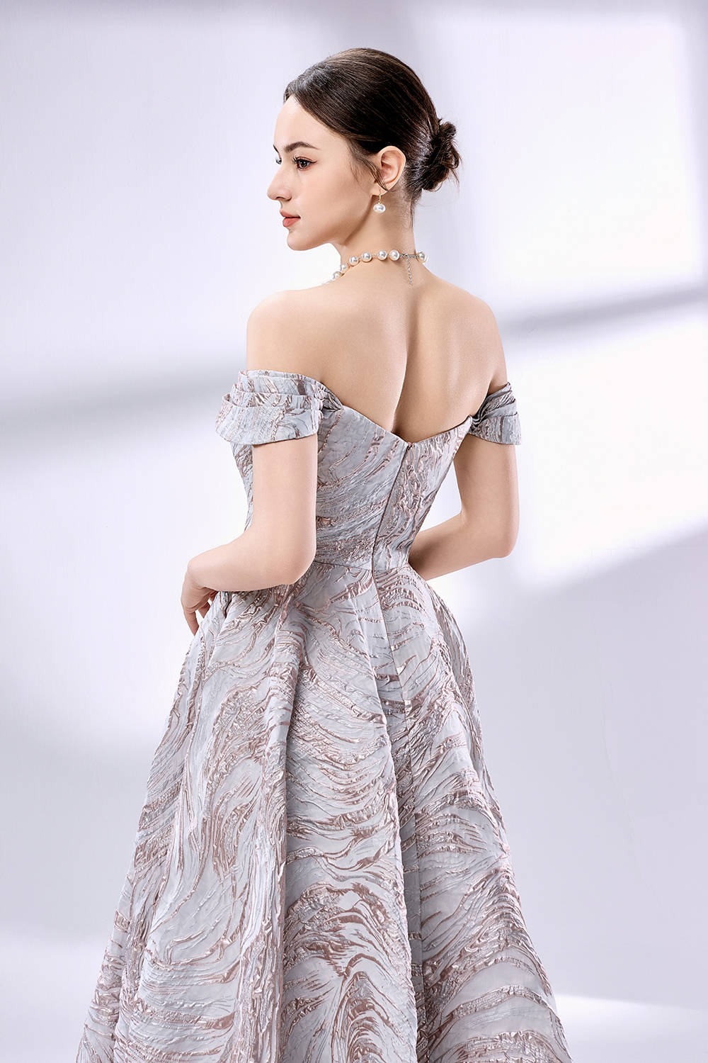 Wholesale Brocade Prom Dress 33144