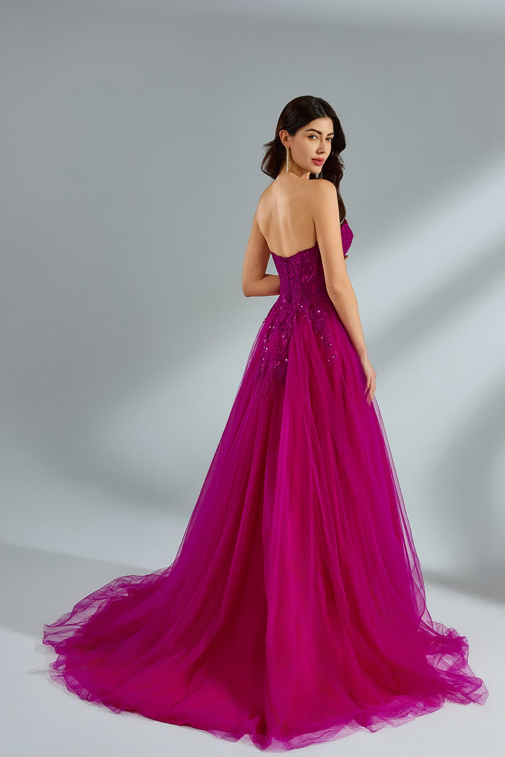 Tulle Bride Dresses with Bead Embellishments 3321