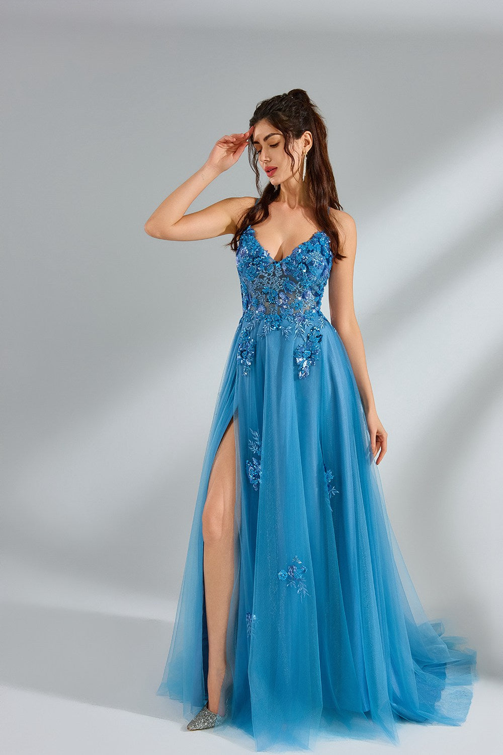 Wholesale Sparkling Lace Ball Gown Prom Dresses 32927