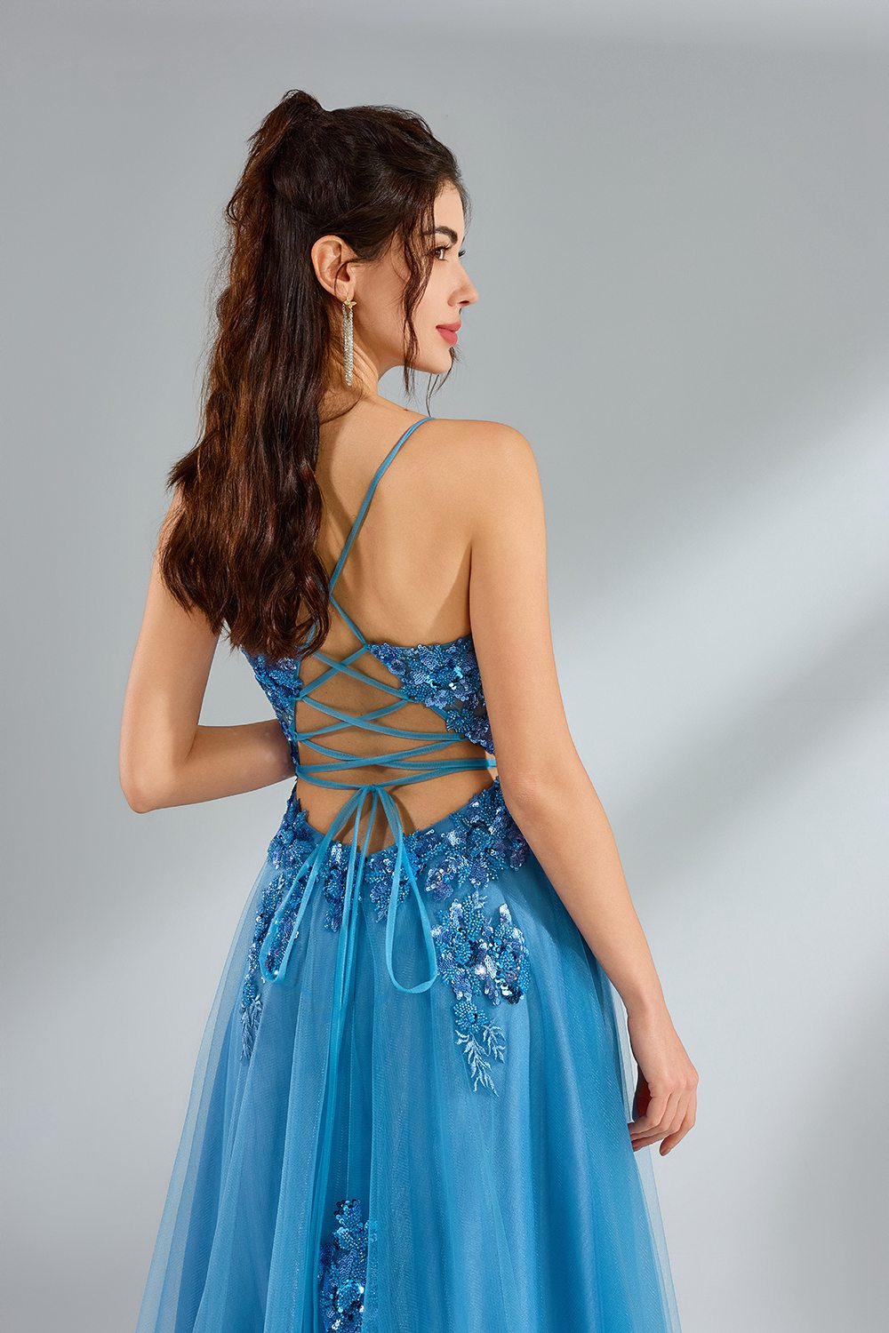Wholesale Sparkling Lace Ball Gown Prom Dresses 32927