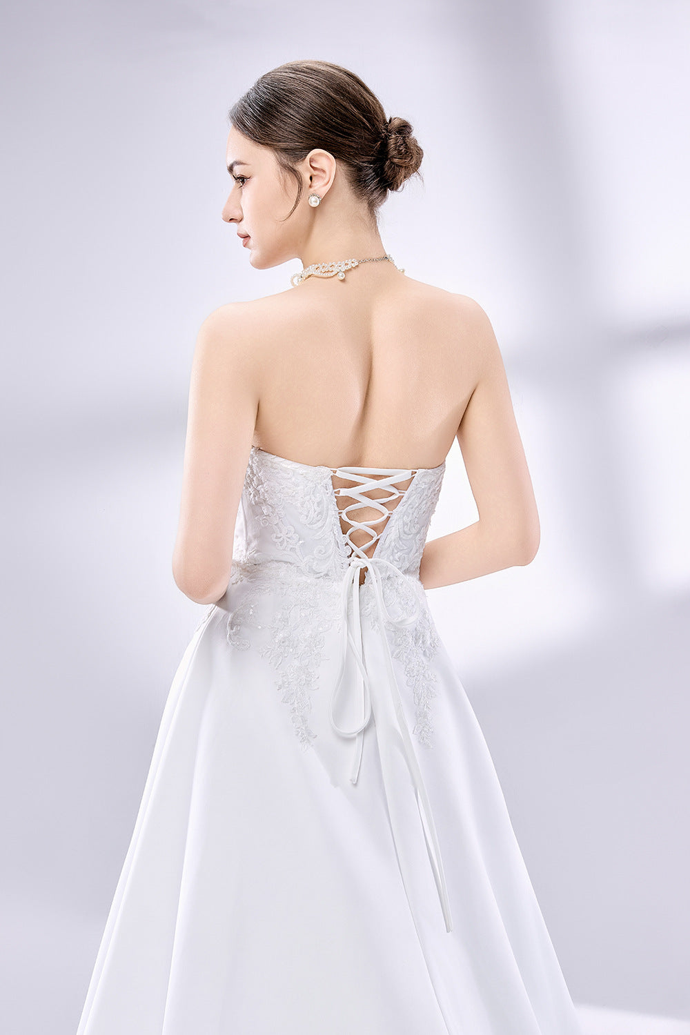 Wholesale  Sweetheart Neckline Wedding Dress with High Slit 3345