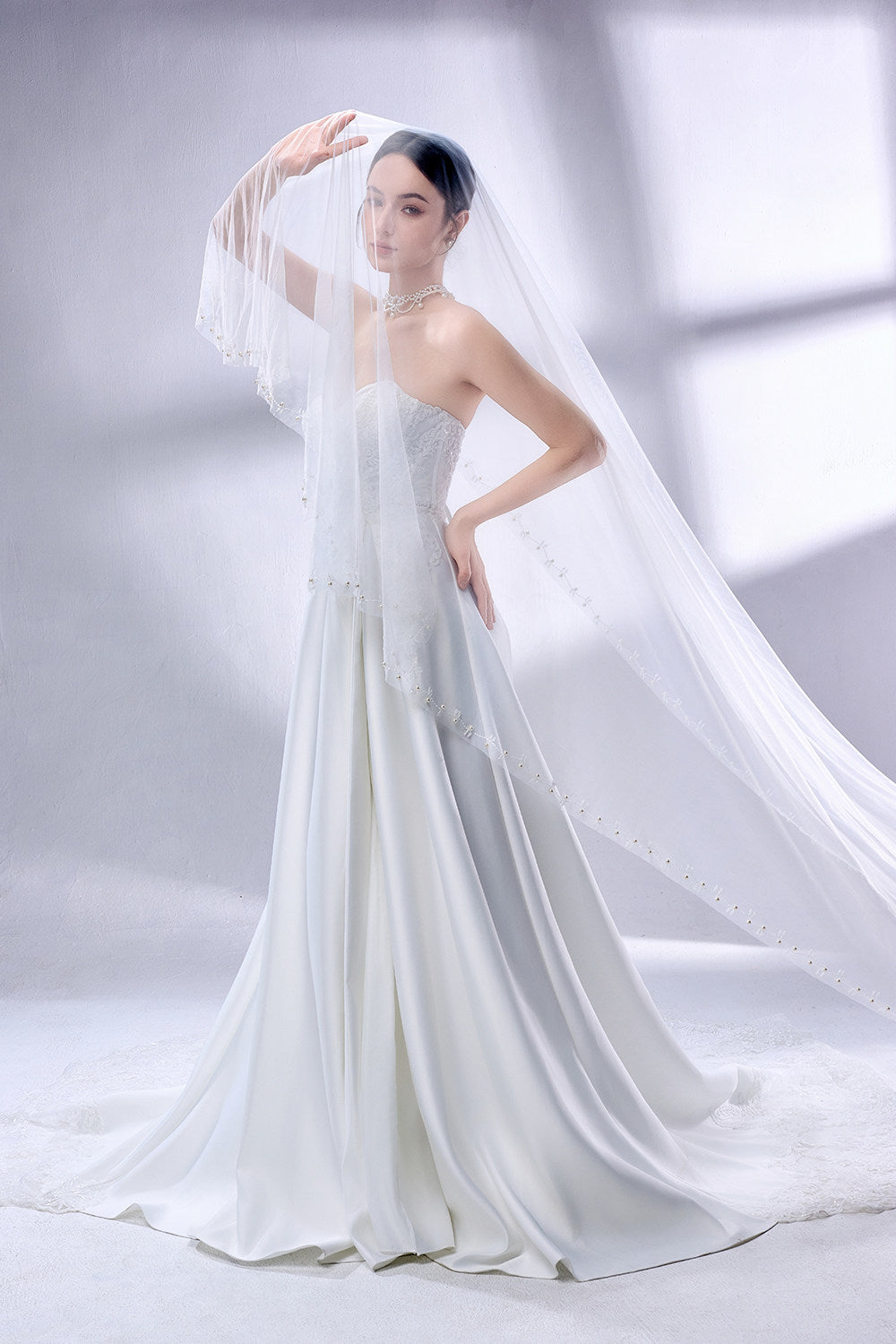 Wholesale  Sweetheart Neckline Wedding Dress with High Slit 3345