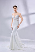 Wholesale Lace Mermaid Wedding Dress, Crisscross Back 3331