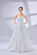 Wholesale Strapless Bow - Accent Ball Gown Wedding Dress 3346