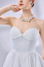 Wholesale Strapless Bow - Accent Ball Gown Wedding Dress 3346