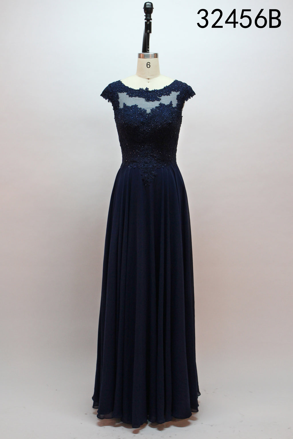 Wholesale Pink Lace Mother Dress with Short Sleeves 32456B