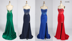 Wholesale Blue Rhinestone Mermaid Prom Dress 33346