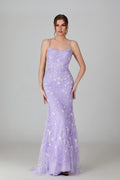 Wholesale Lace Appliqué Mermaid Prom Gown with Sheer Net Overlay