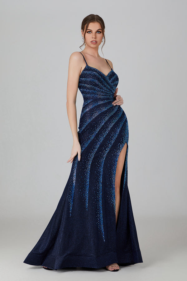 Wholesale Modern Elegance Slit Prom Gown 32761