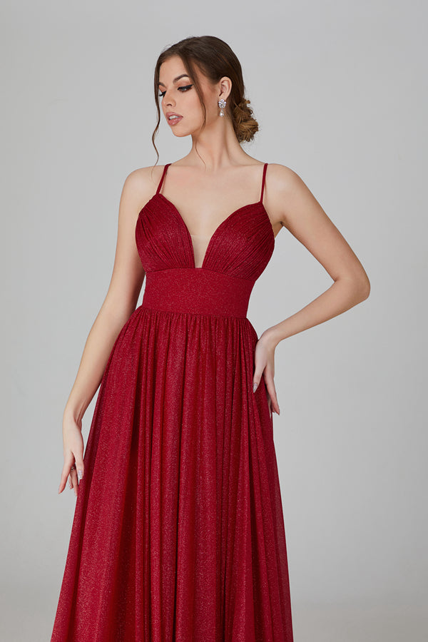 Wholesale Timeless Charm Wine Prom Gown - Embrace Classic Beauty 32765B