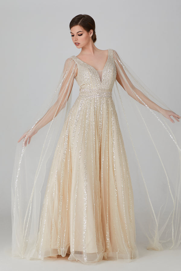 Wholesale Graceful Elegance Off-Shoulder Draped Evening Gown with Shoulder Ties - Embrace Timeless Beauty KS017