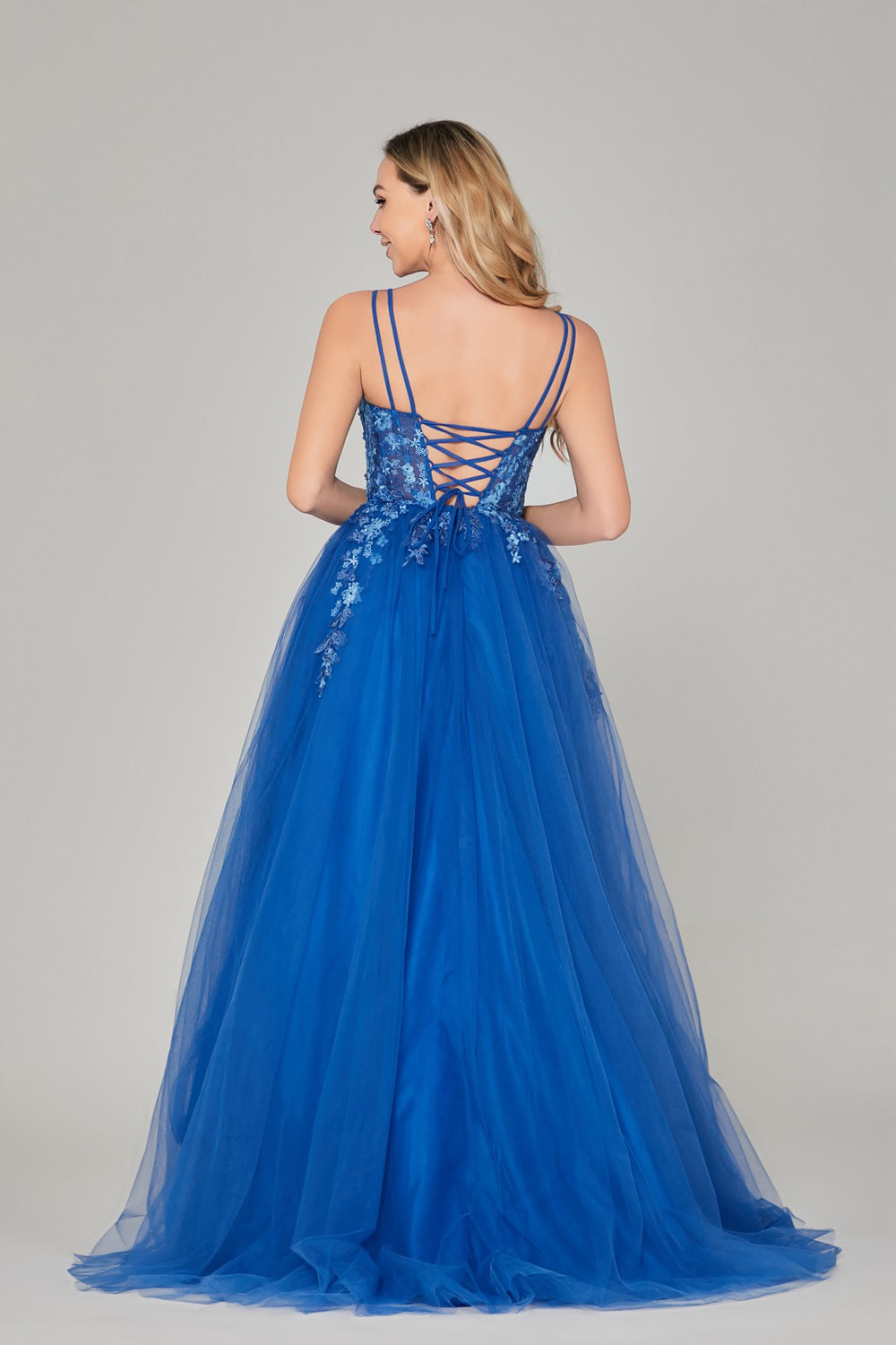 Supplier Ethereal Floral-Lace Tulle Ballgown KT1380