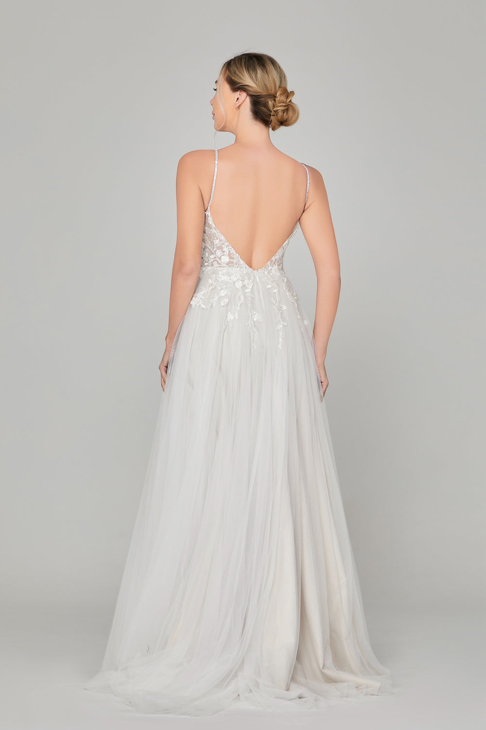 Lace Petal and Tulle Wedding Gown - A Floral Fantasy 32847