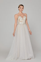 Wholesale Spaghetti - Strap Lace Tulle Bridal Gown 32850