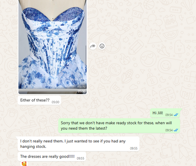 Customer photo