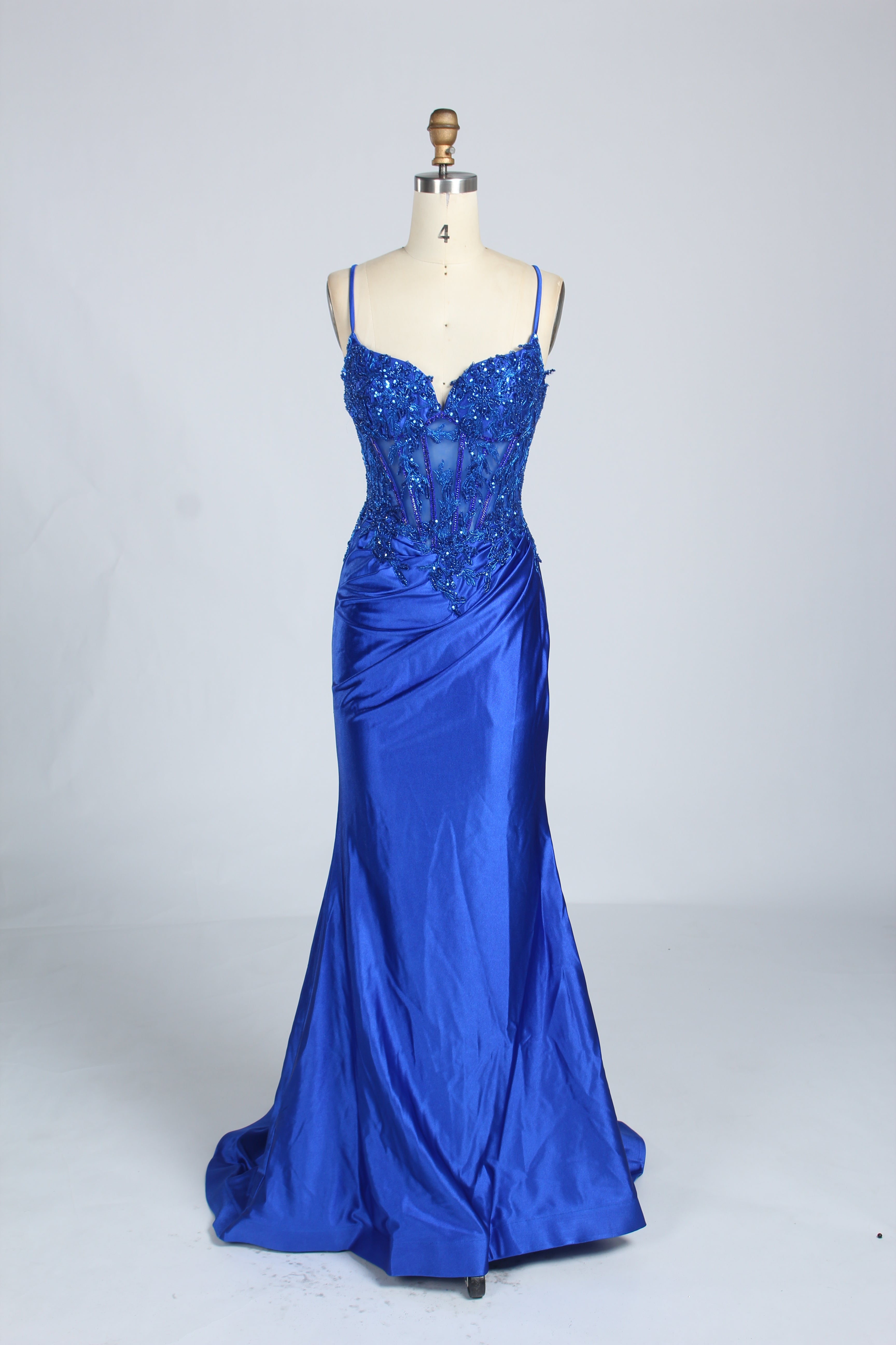 Wholesale Burgundy Sequin Spaghetti-Strap Evening Gown 33170b