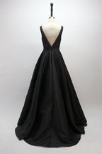 Wholesale Dazzling Elegance Hand-Beaded Satin Prom Gown 32418B
