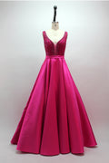 Wholesale Dazzling Elegance Hand-Beaded Satin Prom Gown 32418B