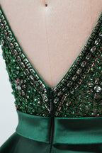 Wholesale Dazzling Elegance Hand-Beaded Satin Prom Gown 32418B