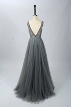 Wholesale Dazzling Elegance Tulle Hand-Beaded Mesh Prom Dresses 32418D