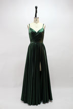 Wholesale Luxurious Allure Velvet Slit Prom Gown 32569