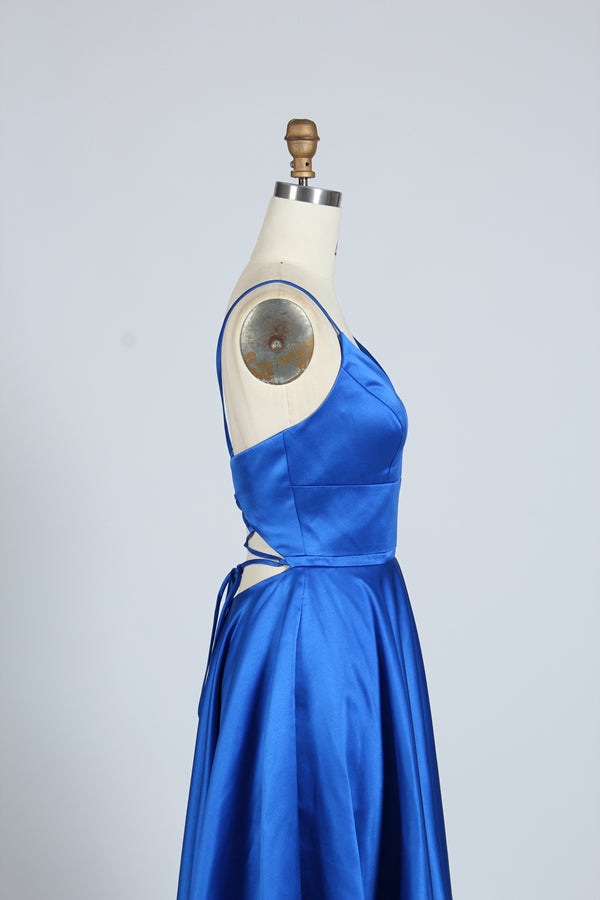 Wholesale Timeless Charm Simple Satin Prom Gown 32636