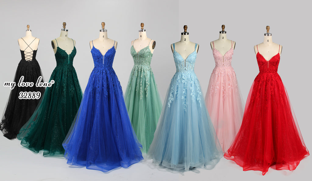 Wholesale Mint Green Lace Prom Dress with Criss-Cross Back 32889