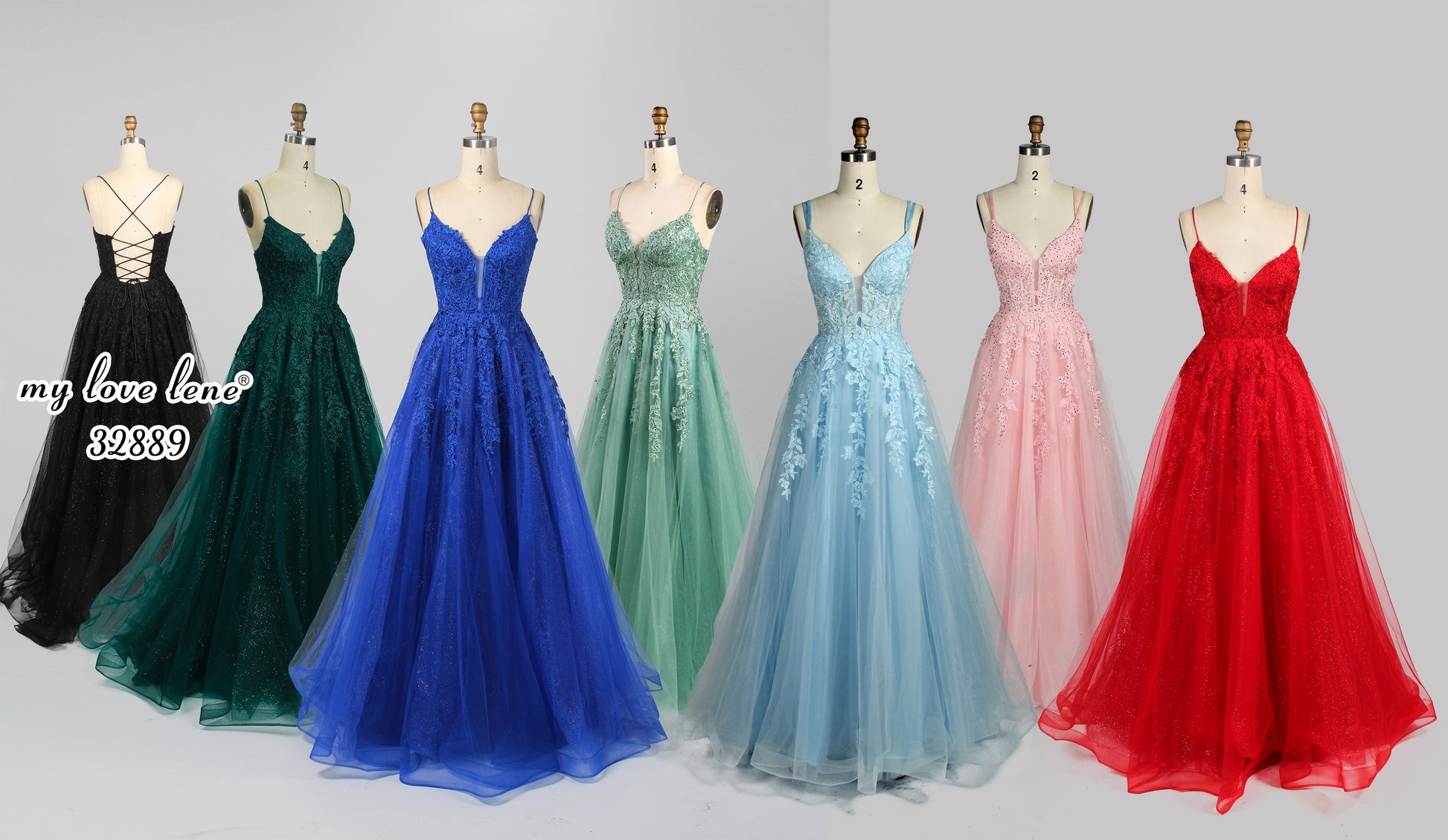 Wholesale Mint Green Lace Prom Dress with Criss-Cross Back 32889