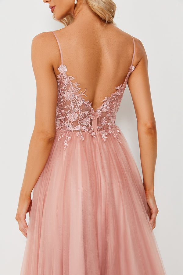 Ethereal Beauty Lace and Tulle Prom Dress 32649