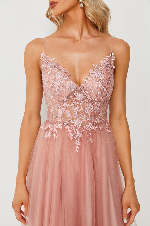Ethereal Beauty Lace and Tulle Prom Dress 32649