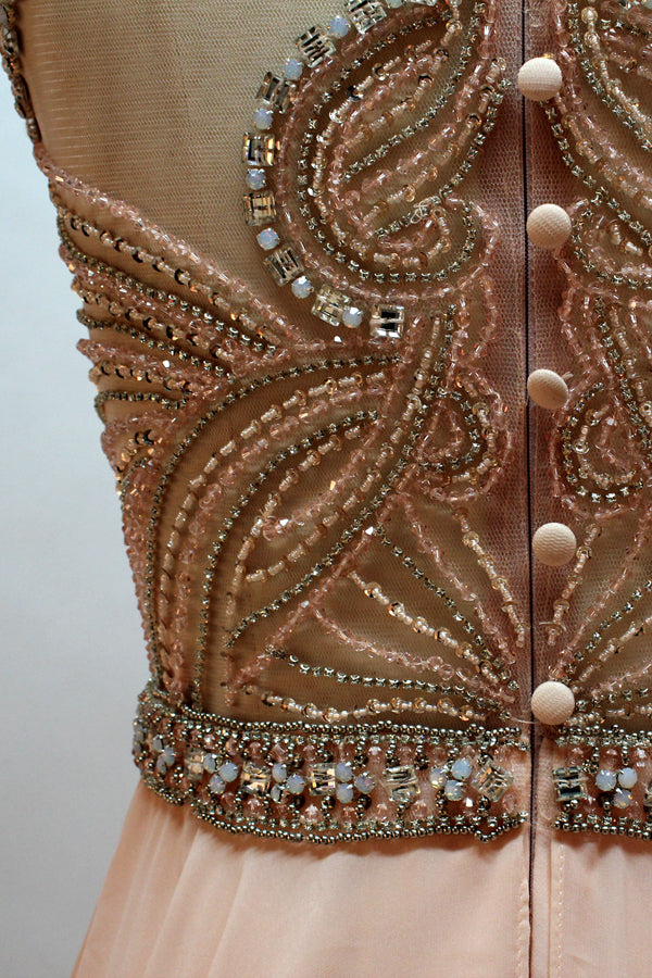 Wholesale Exquisite Craftsmanship Hand-Beaded Prom Dresses 9132