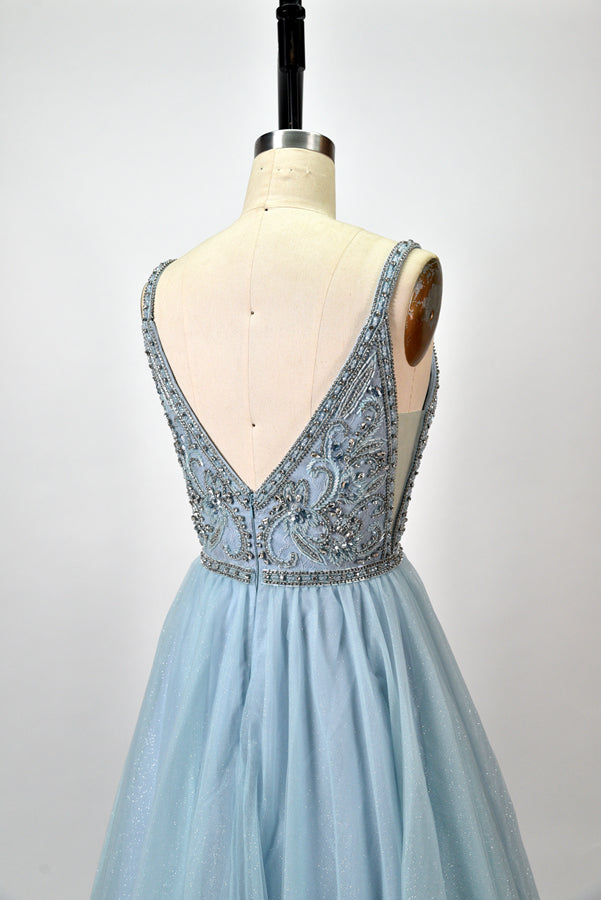 Wholesale Hand-Beaded Prom Gown Illuminate the Night with Elegance 9133B