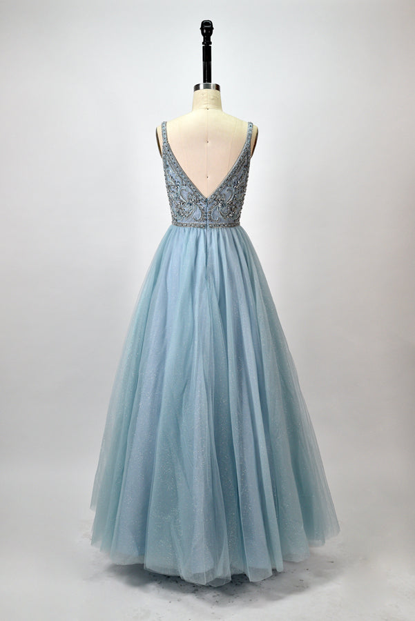 Wholesale Hand-Beaded Prom Gown Illuminate the Night with Elegance 9133B