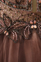 Wholesale Dazzling Elegance Hand-Beaded Mesh Prom Gown 9146