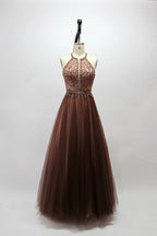 Wholesale Dazzling Elegance Hand-Beaded Mesh Prom Gown 9146