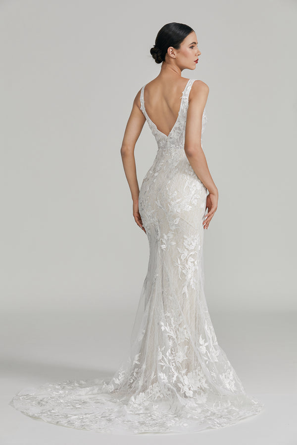 Wholesale Lace Mermaid Wedding Gown 3295