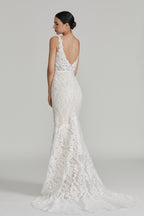 Graceful Elegance Wholesale Lace Mermaid Wedding Gown 3288