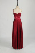 Wholesale Rhinestone - Embellished Corset  Red Prom Gown D-140
