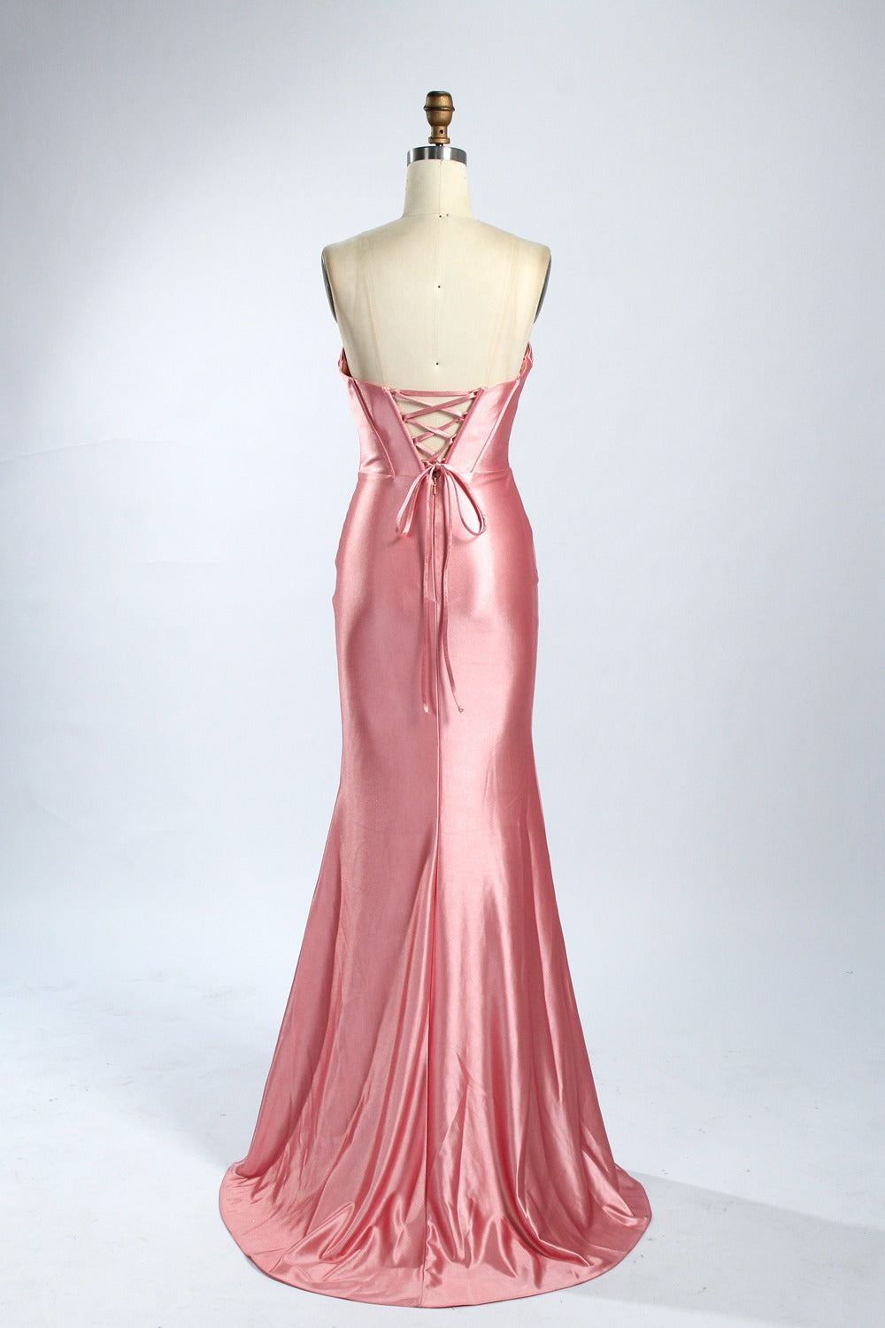 Elegant Strapless Mermaid Slit Prom Dress Wholesale 33067