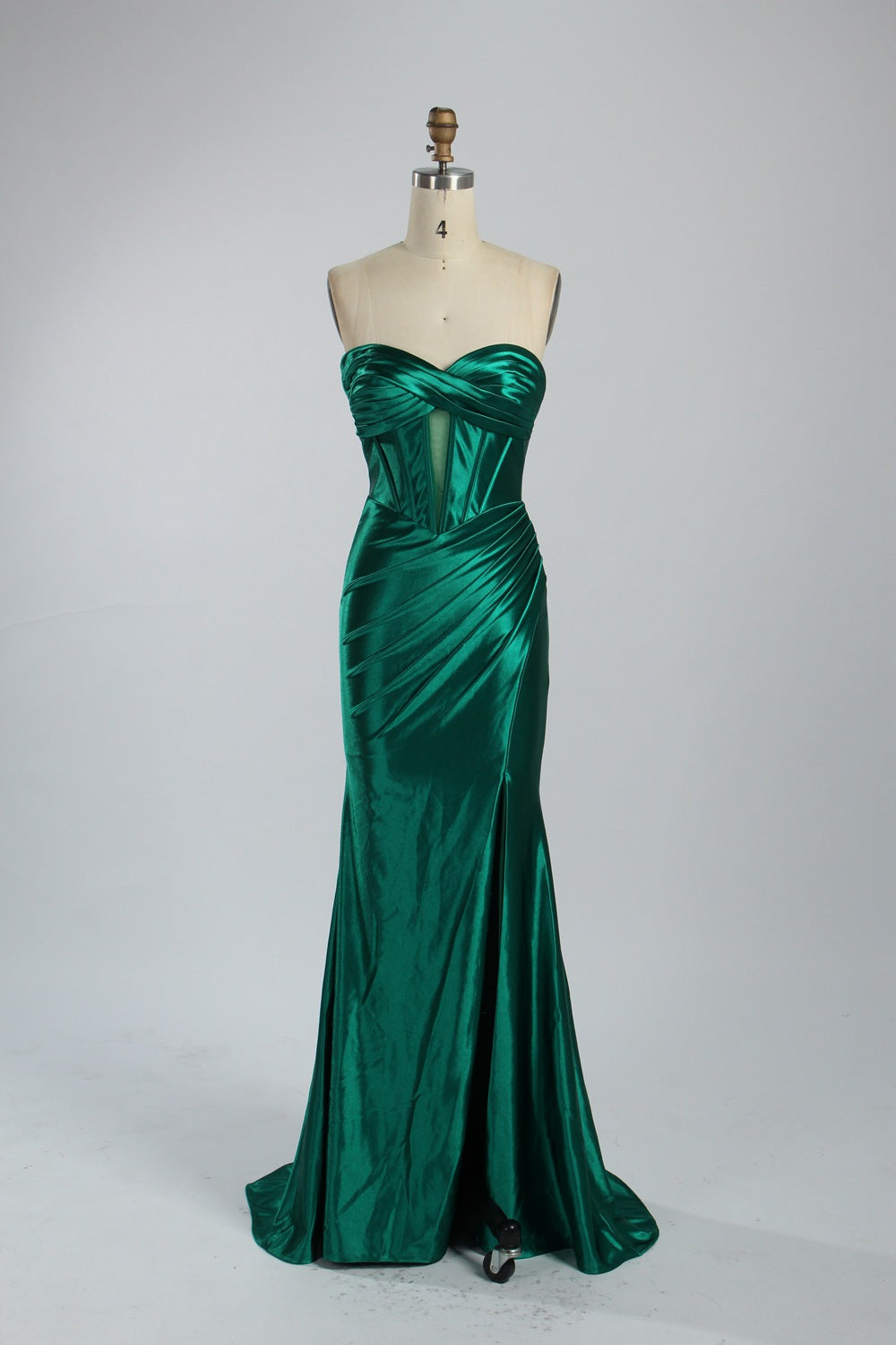 Elegant Strapless Mermaid Slit Prom Dress Wholesale 33067