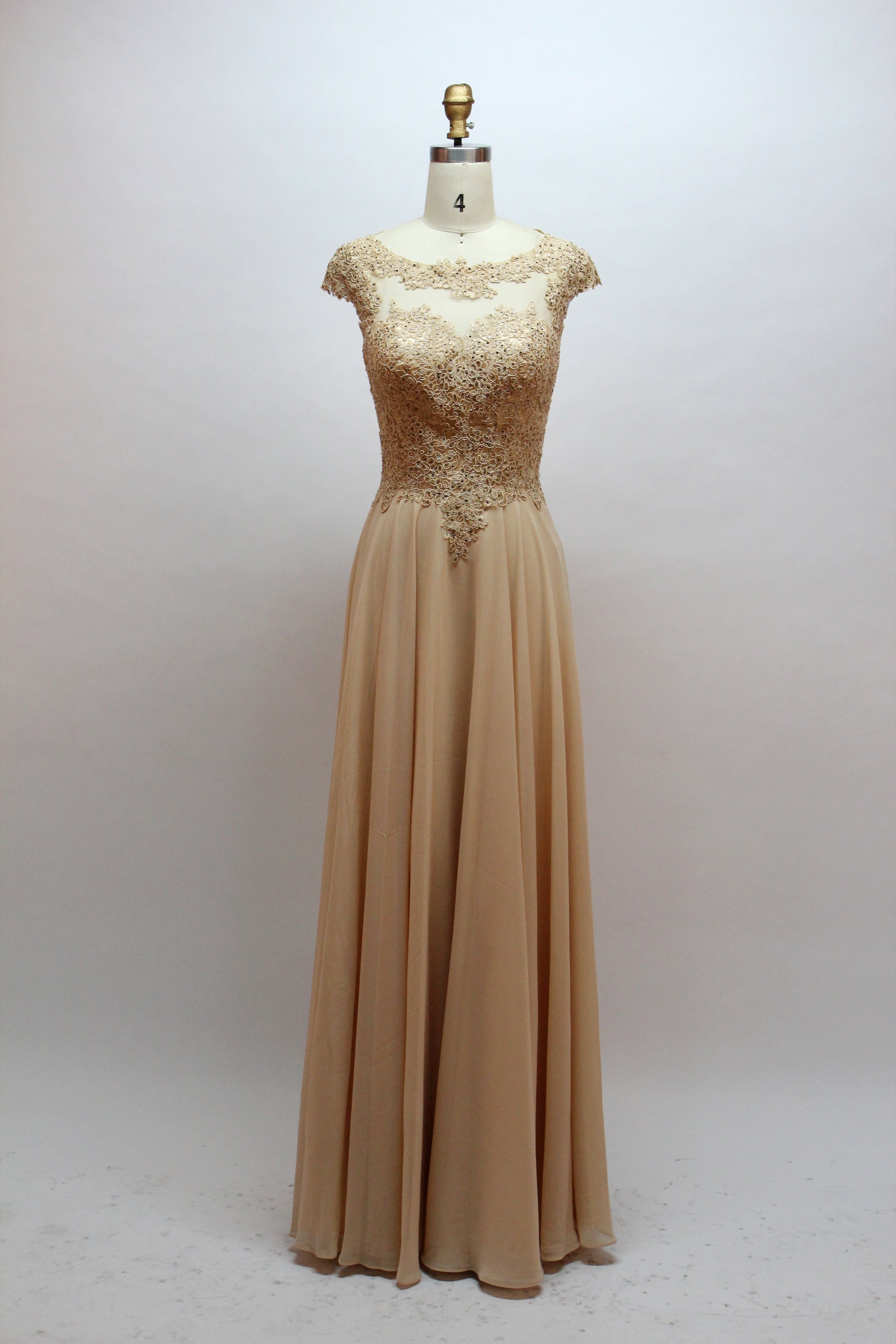 Wholesale Pink Lace Mother Dress with Short Sleeves 32456B