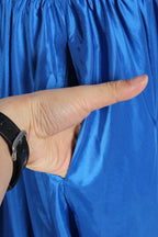 Wholesale Royal Blue Satin Strapless Ball Gown kt1417b