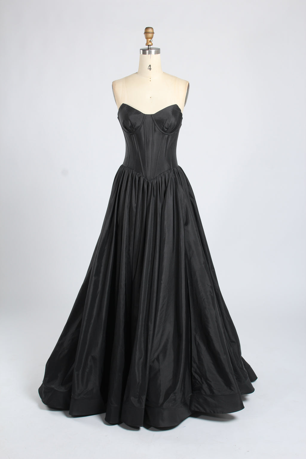 Wholesale Royal Blue Satin Strapless Ball Gown kt1417b